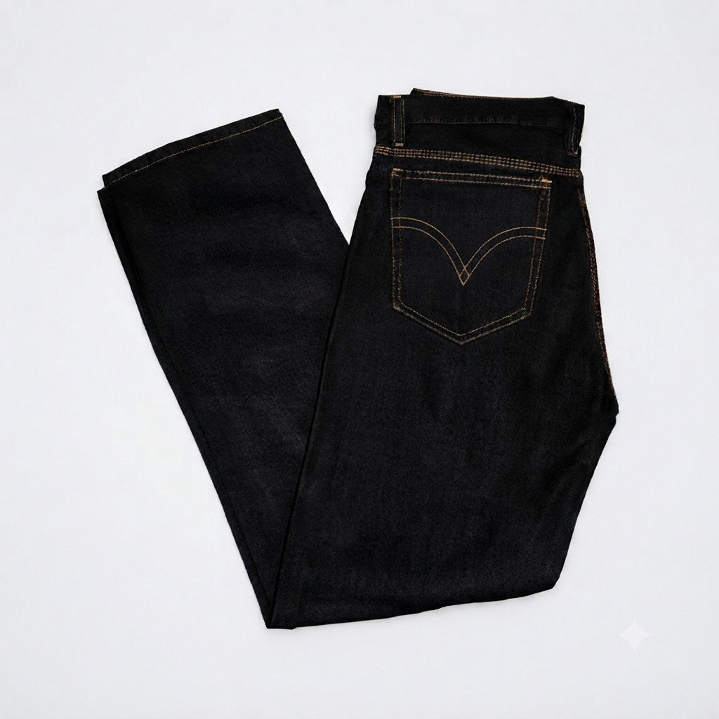 Jean industrial negro