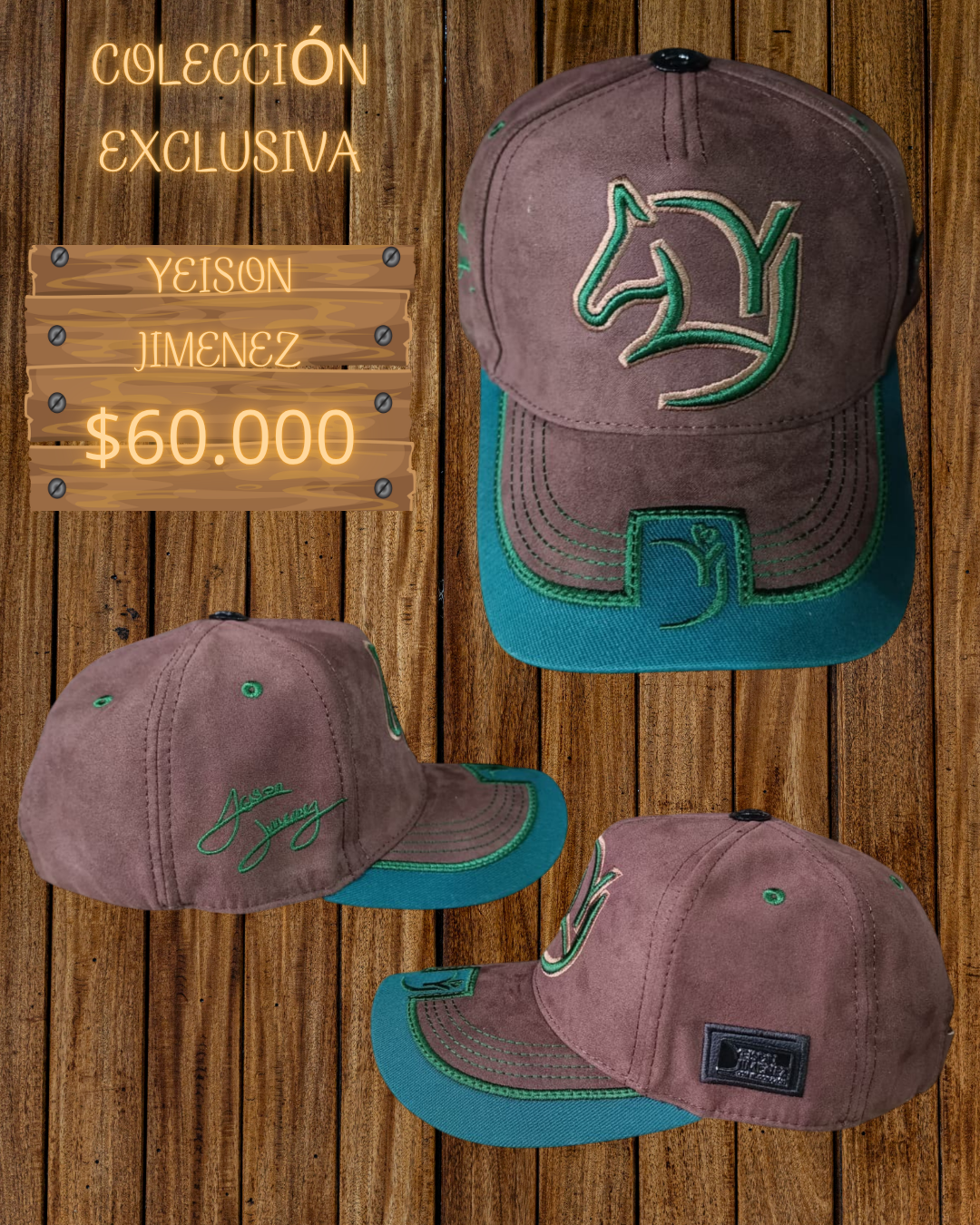 Gorra Yeison Jiménez Café Verde Cali