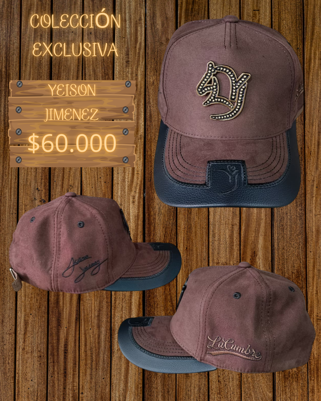 Gorra Yeison Jiménez Café