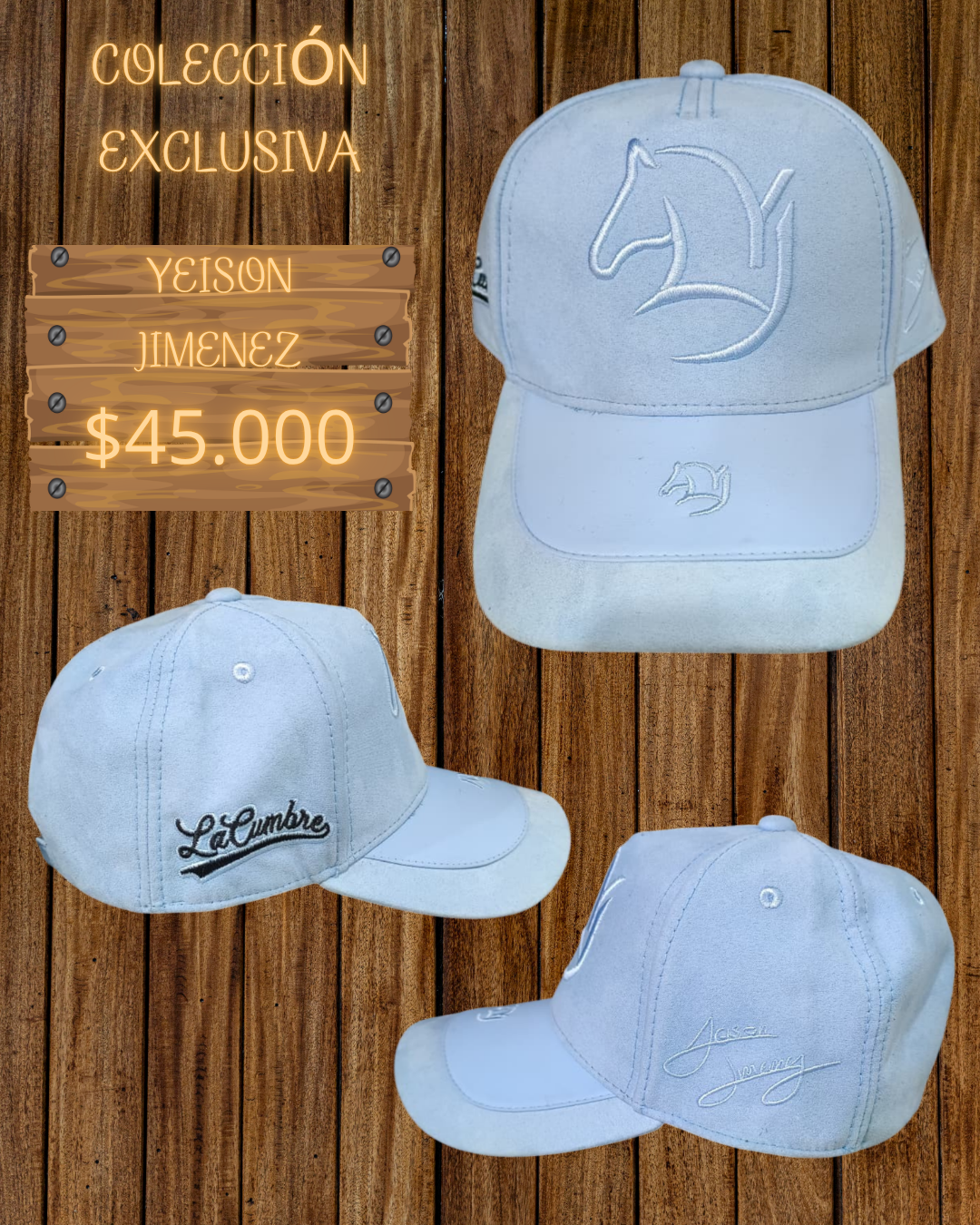 Gorra Yeison Jiménez Azul Bebé